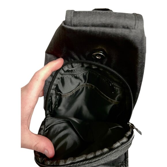 Peak Gear Black Lightweight Crossbody Bag W/ Pockets For Everyday Use Or Travel - Picture 5 of 8